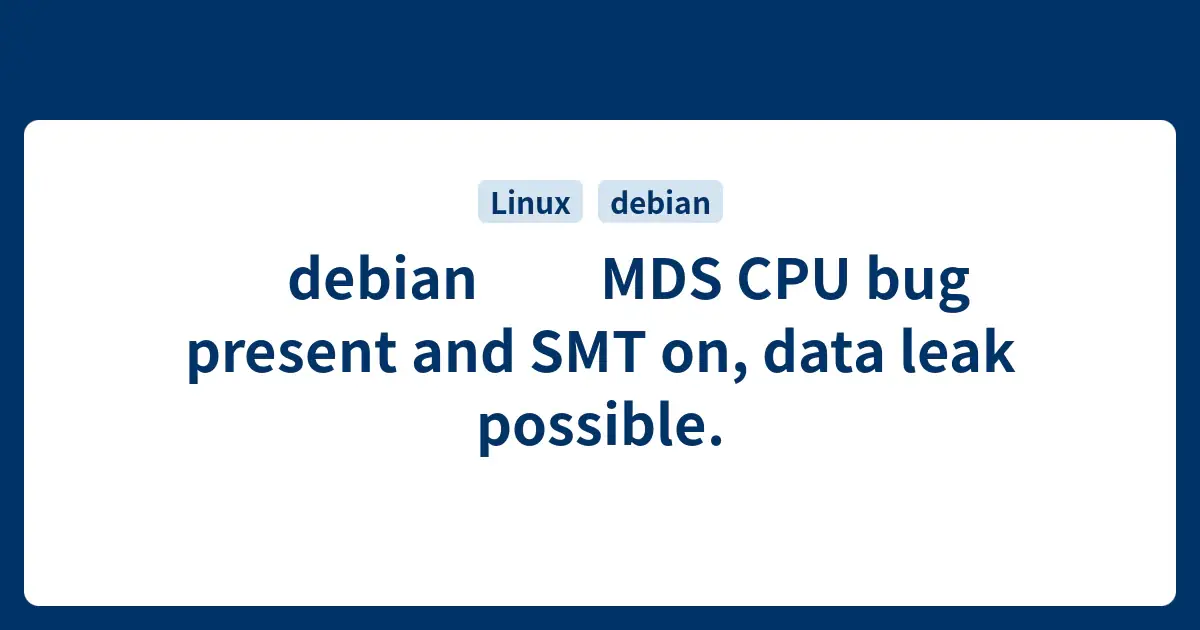 debian smtp bug
